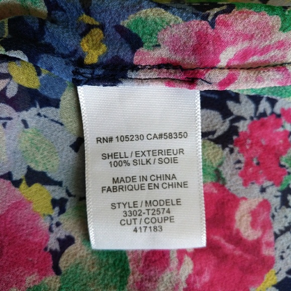 Joie😊 Long Sleeve Floral💐 Blouse - Gently Worn - Picture 4 of 8